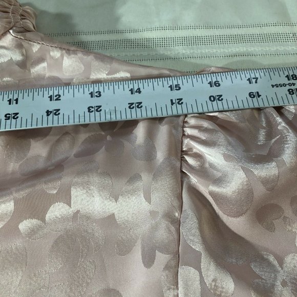 Elliot Andrews Women's Pale Pink Polyester Blouse Size 8 Long sleeve Button up - Picture 8 of 9